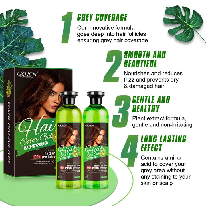Hair Color Gel Argan Oil Hair Color Gel (Unisex)