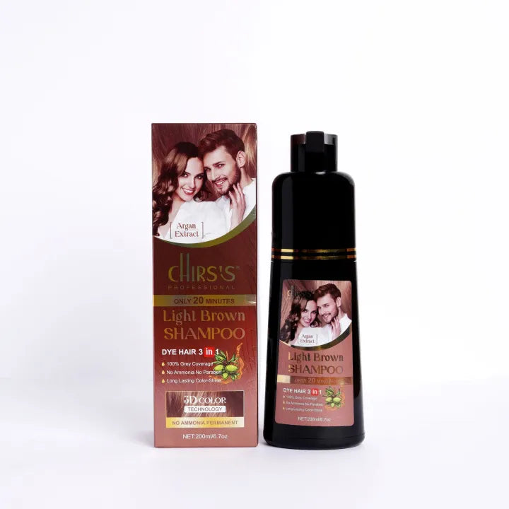 Chirs Hair Color Shampoo 3 in 1