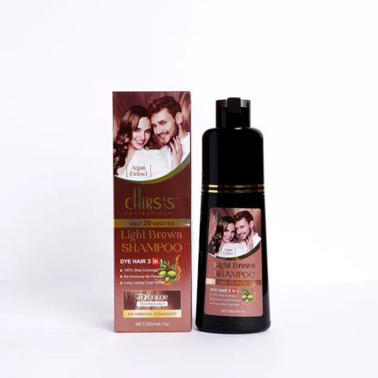 Chirs Hair Color Shampoo 3 in 1